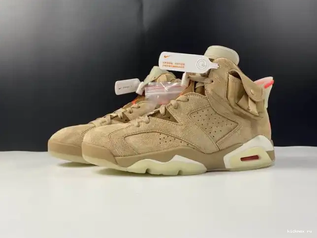 Kickmax Jordan Retro Scott British DH0690-200 Khaki 6 Air Travis 0619